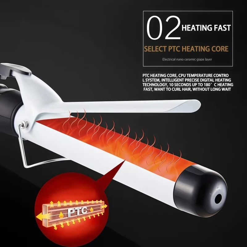 Direct Sales Hair Salon Professional Electric Hair Curlers Roller Portable Rotating Ceramic Hair Curler Home