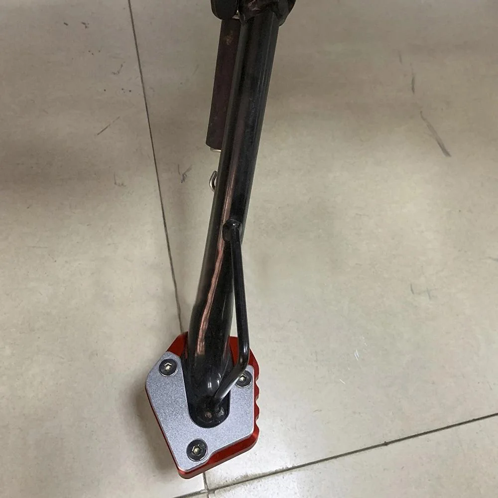 สําหรับ YAMAHA YZF R15 R15 V3 2017-2020 YZF R15M V4 2021-2023 Kickstand แผ่นขยายรถจักรยานยนต์ Side Stand ขยายเท้า Pad Part