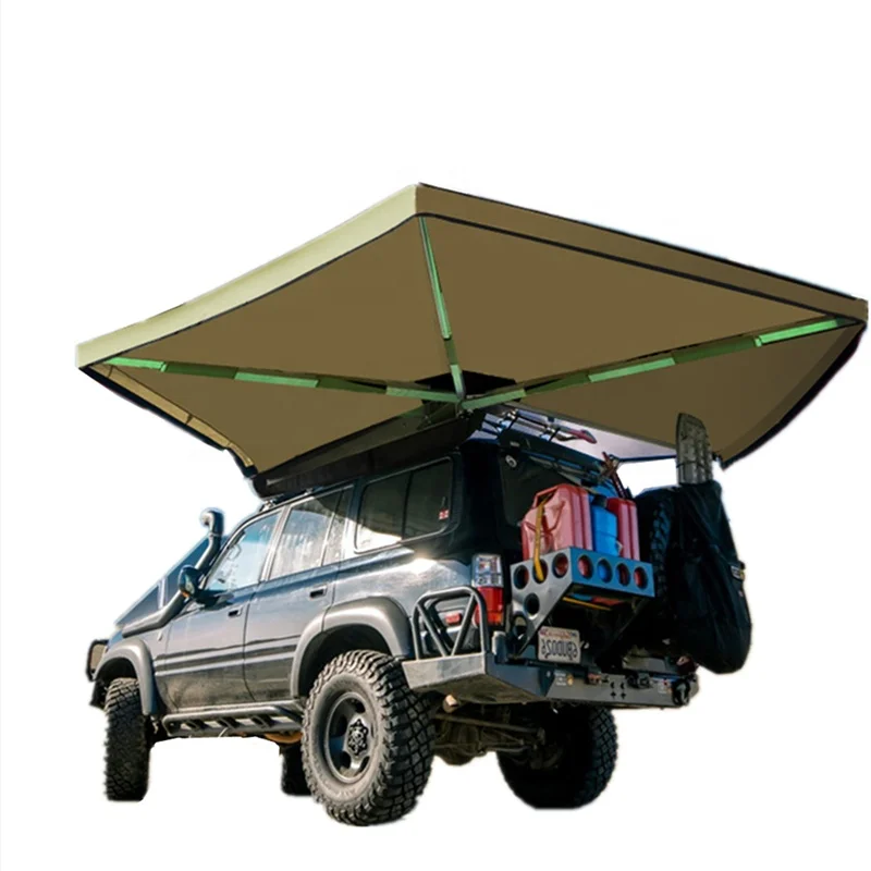 

JWFA-001 Factory New design 4x4 Off road 270 degrees car roof side awning tent suitable for outdoor sunshade camping traveling