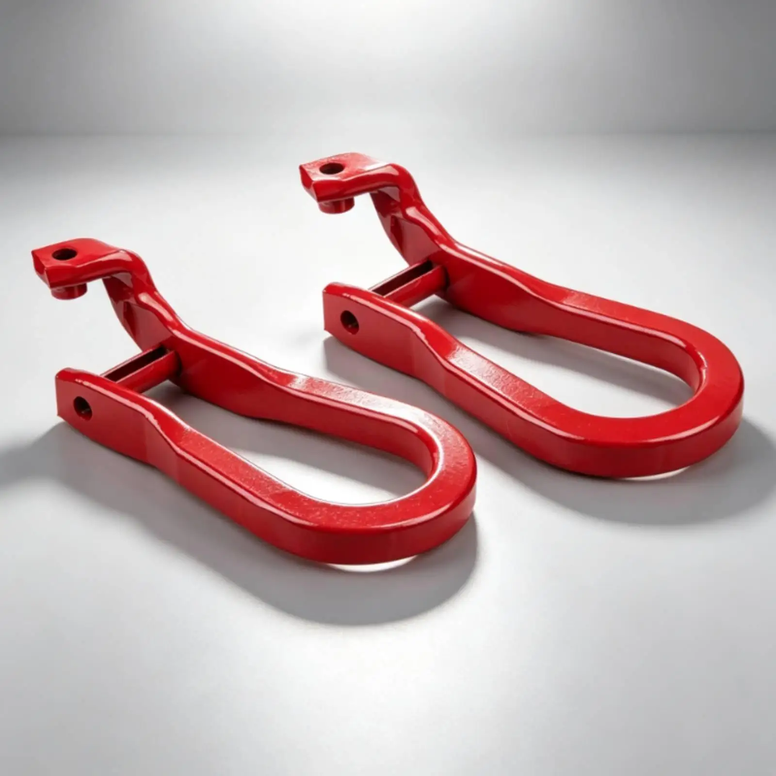 Front Tow Hooks Heavy Duty Tow Hooks with Bolts Powder-Coated for Recovery