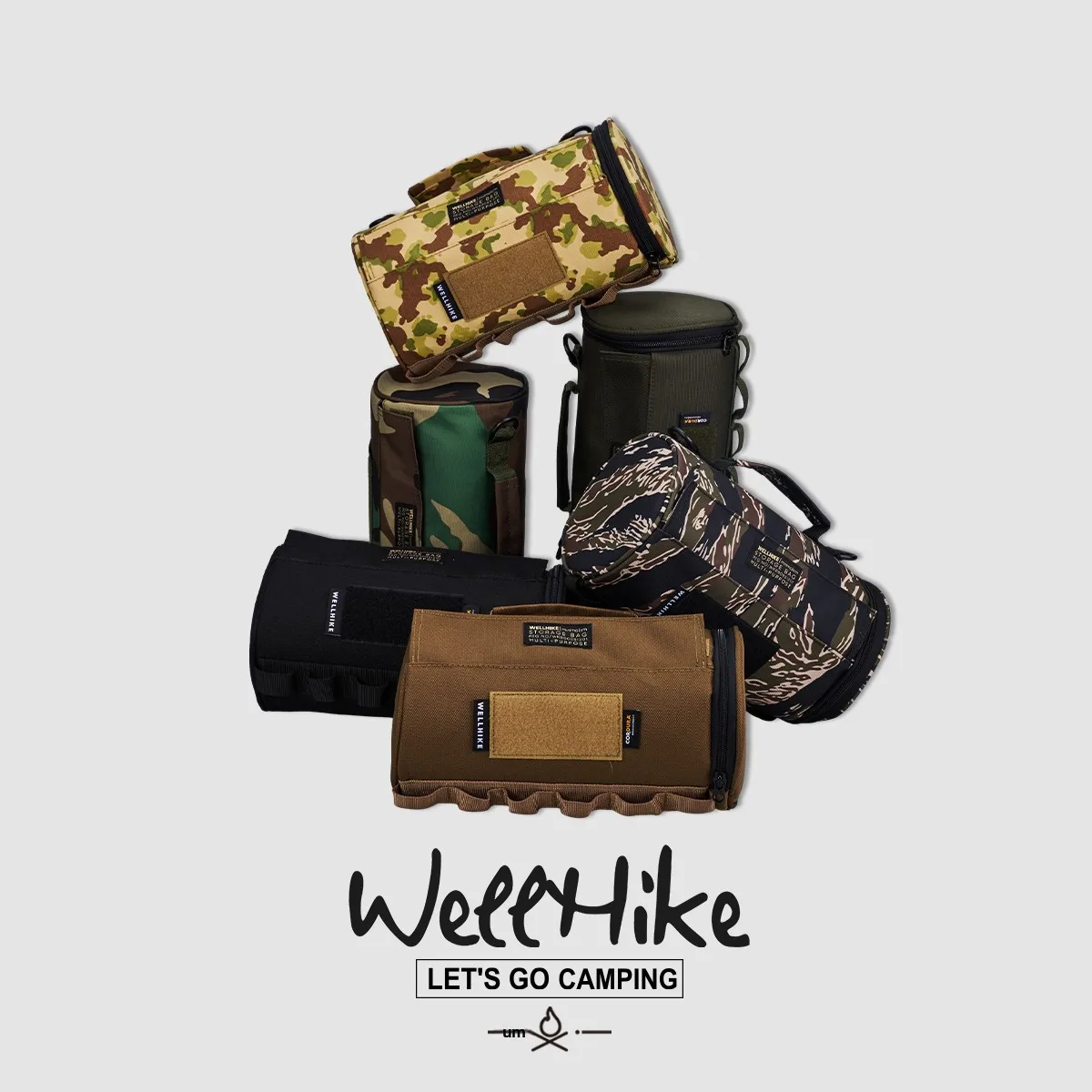 outdoor-wellhike-cylindrical-bag-multi-functional-crossbody-bag-tiger-skin-pattern-storage-bag-for-travel-and-hiking