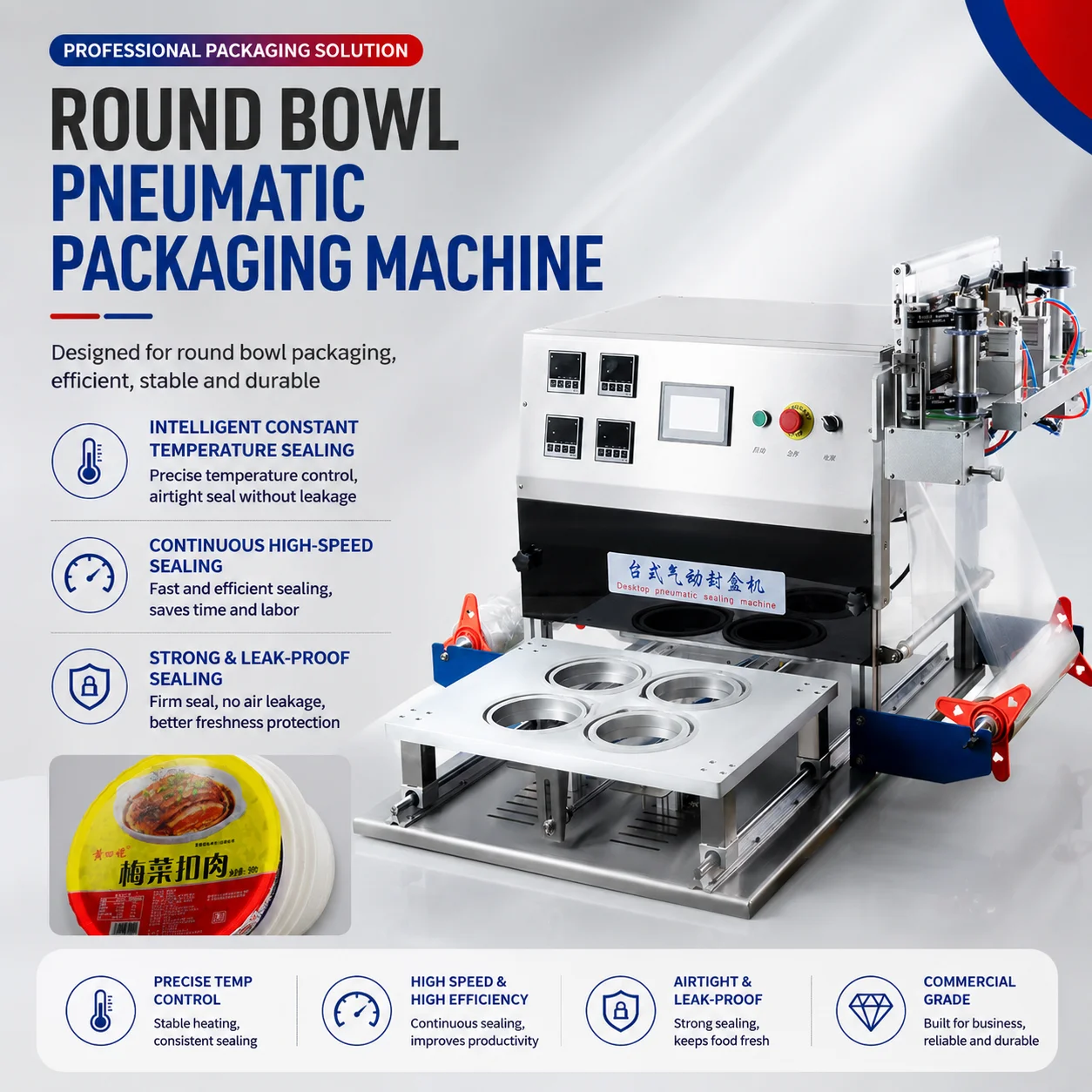 Fully Automatic Pneumatic Heat Sealing Machine