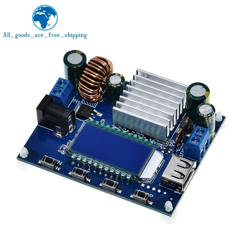 SK35L شاشة ديجيتال دفعة وحدة التحكم تنحى DC5V-30V إلى تيار مستمر 0.6 فولت-30 فولت 4A 50 واط للوحة تحكم حماية الشحن بالطاقة الشمسية