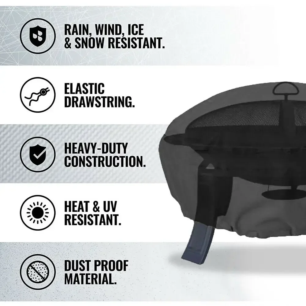 Outdoor Exterior Gas Barbecue Cover for Barbeque Bbq Grill Cover Waterproof Baking Protective Dust Black Weber Heavy Duty Rain