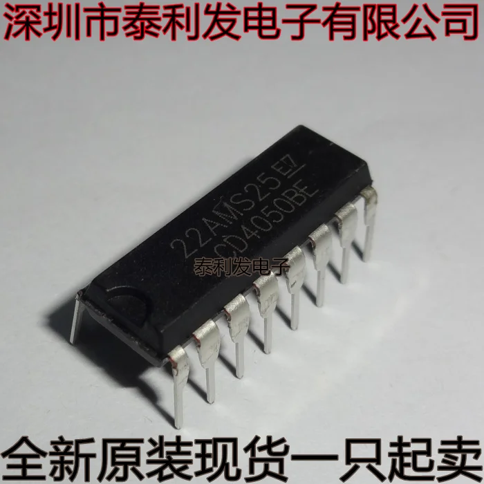 5PCS Imported CD4050BE CD4050 DIP16 Buffer/Converter Brand New Stock IC