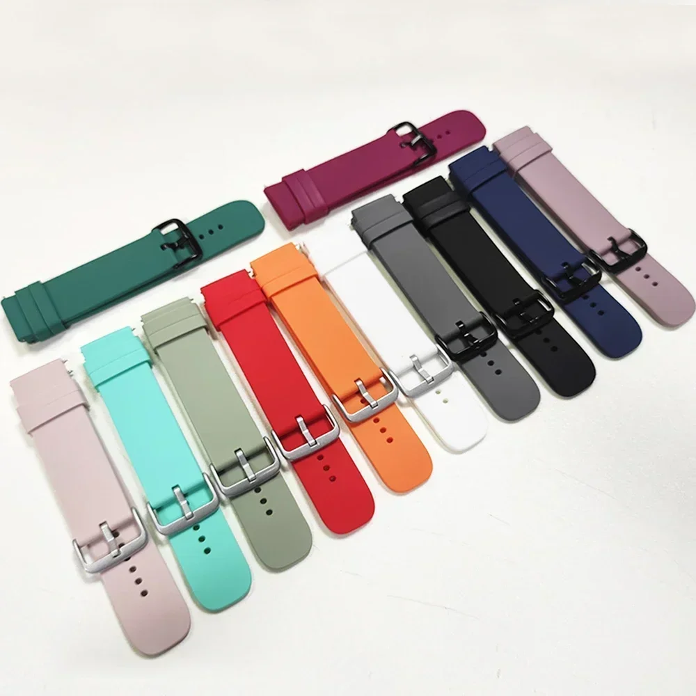 20 22mm Silicone Strap for Polar Vantage V3 M2/M Grit X Pro Titan Sport Wristband for Polar Ignite 3 2 Unite Pacer Band Bracelet