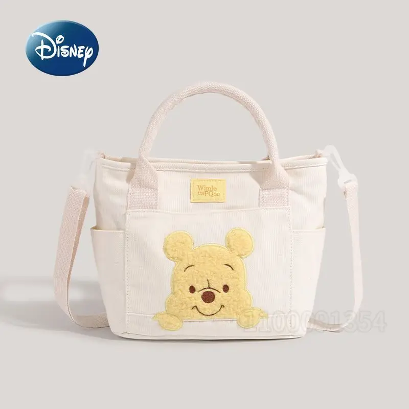 

Disney Винни-Пух новая женская сумка большая вместительная женская сумка через плечо с героями мультфильмов повседневная женская сумка для хранения