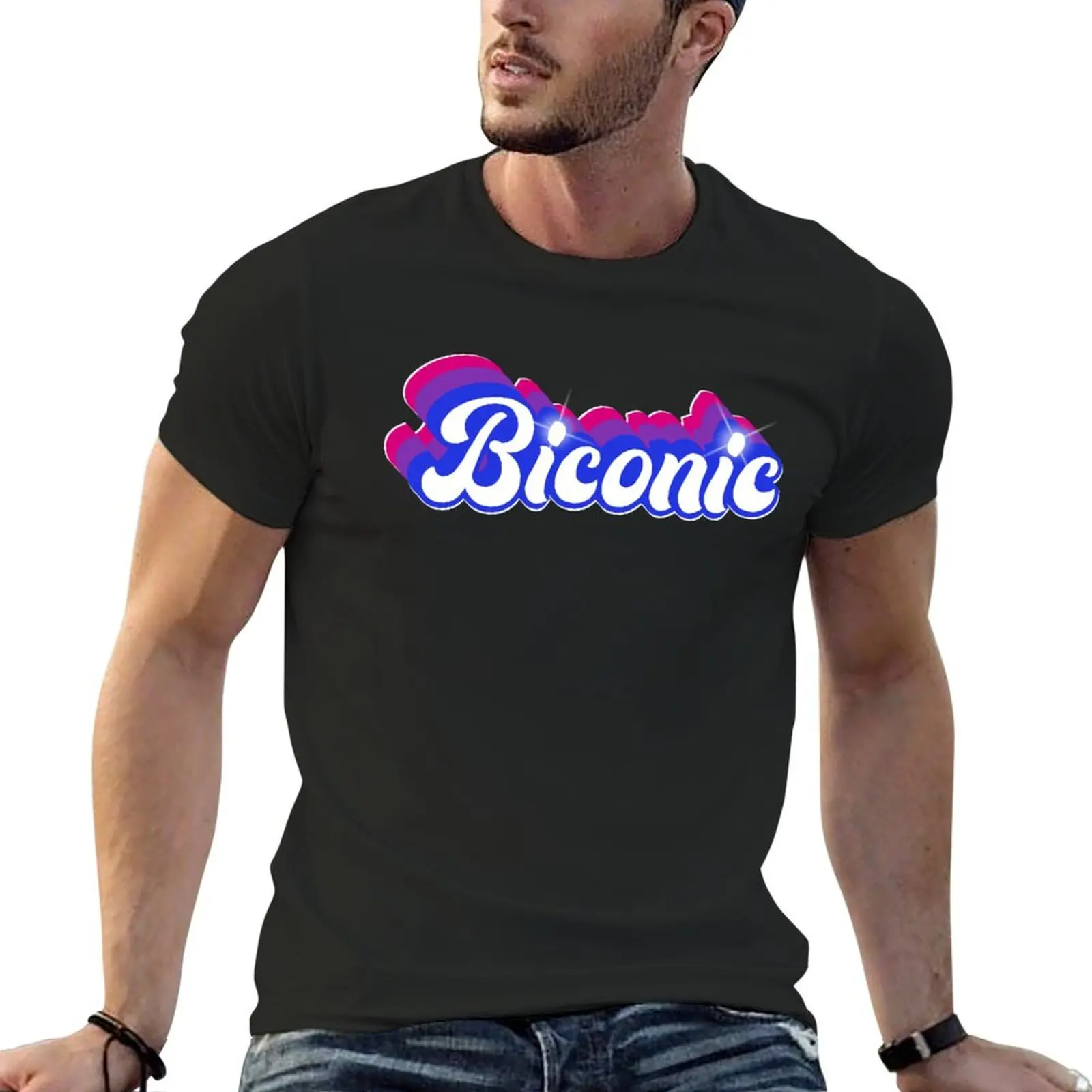 

Biconic Bisexual Pride T-Shirt vintage clothes animal prinfor boys mens t shirts pack
