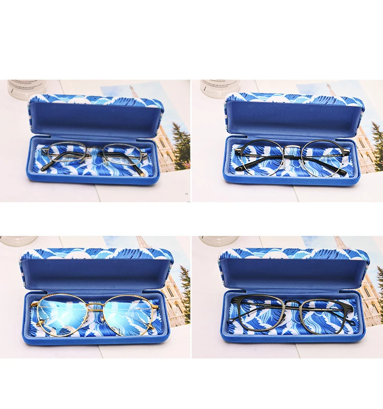 Portable Fabrics Floral Glasses Case Reading Glasses Box Sunglasses Eyeglasses Spectacle Case Hard Eyewear Protector Gift