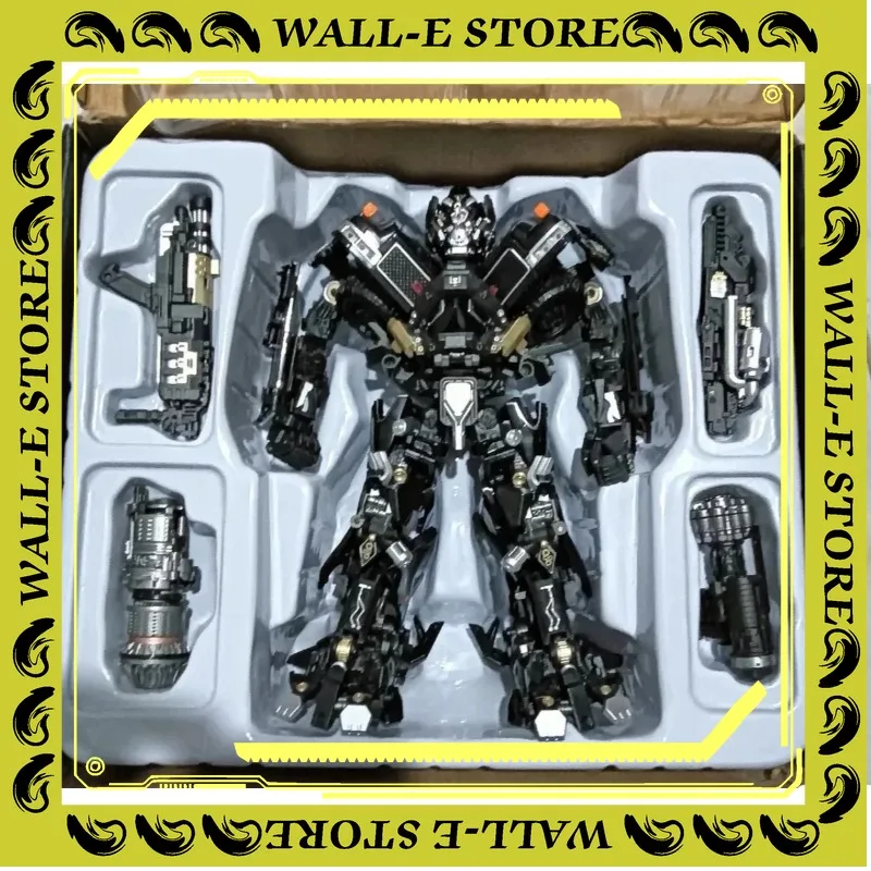 재고 있음 WJ WEIJIANG 버전 2.0 변환 블랙 애플 M06 MPM06 M-06 Ironhide 확대 버전 메탈 액션 피규어