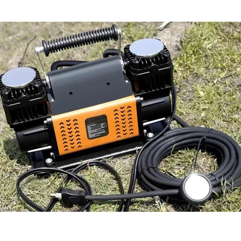 

NEW Car Air Pump Double Cylinder High Power Car 12v Air Pump Portable Driving Tires High