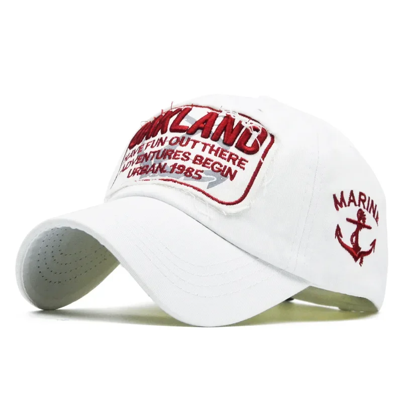 Gorra de béisbol con bordado de letras para hombre y mujer, gorro Snapback de algodón para deportes al aire libre, ajustable, Unisex, Verano