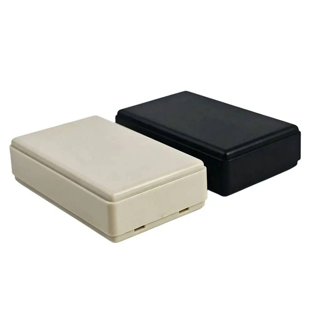 1/2pcs 58*35*15mm Project Box ABS Plastic Waterproof Dustproof DIY Electronic Wiring Box Black/White