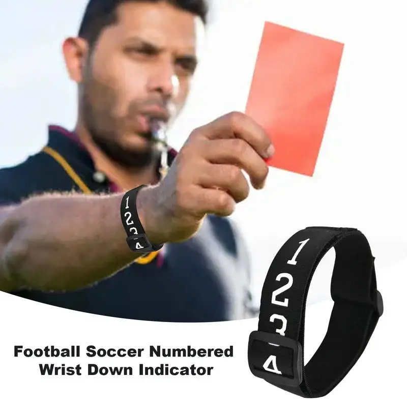 

Football Numbered Down Indicator Nylon Soccer Referee Chain Clips Professional Soccer Equipment Daily Training Referee
