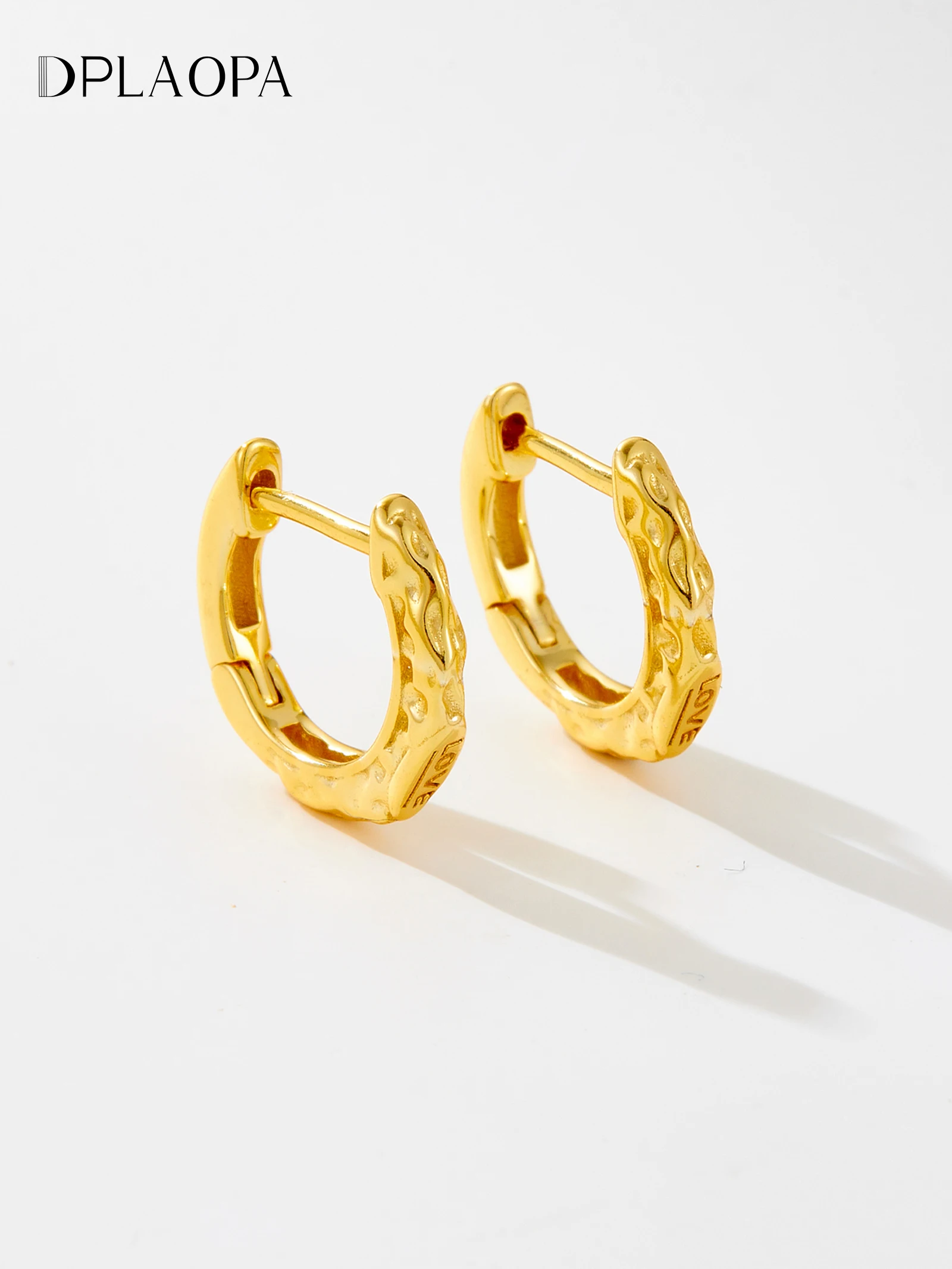 

Женские круглые серьги-кольца DPLAOPA из стерлингового серебра 925 пробы, модные ювелирные украшения 2024, простой роскошный модный подарок на день рождения и День Матери