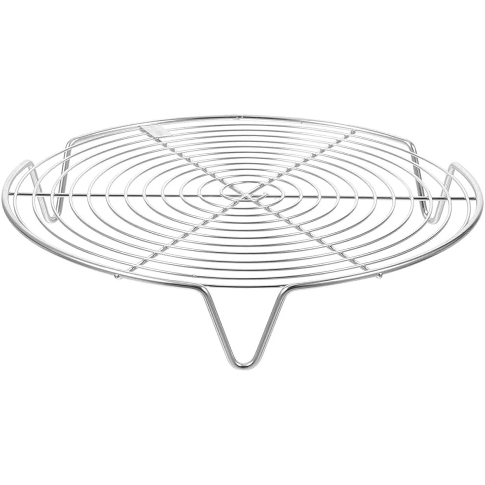 304 Stainless Steel Steamer, Rack Elevated Cooking Trivet Multi-Functional 304 Steel Stand for Pressure Cooker Air Fryer Kitchen