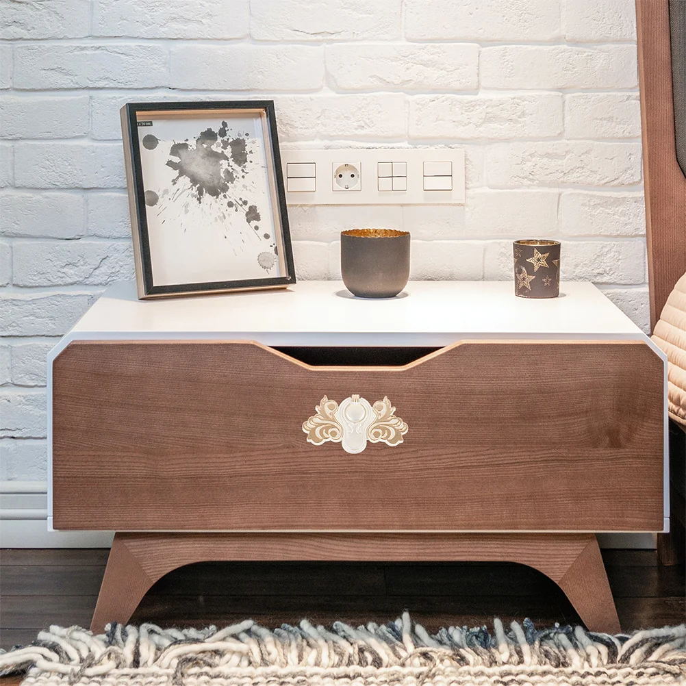 

2Pcs Cabinet Door Handles Zinc Alloy Modern Durable Knobs for Wardrobe Drawer Cupboard Furniture Pull Accessories