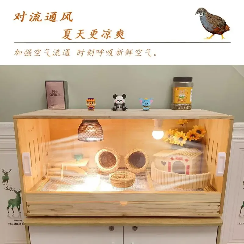 Rutin chicken drawer feeding brooding incubator special hamster golden silk pet breeding