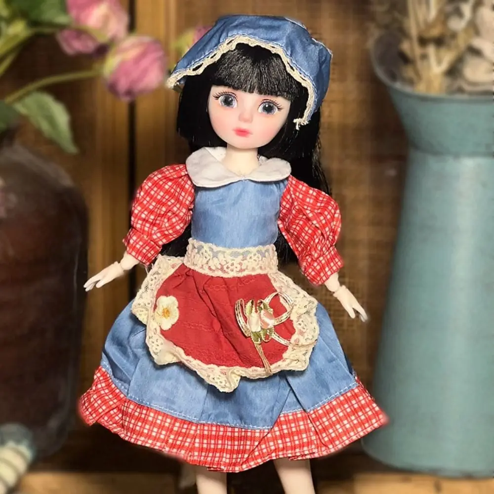 

1 Set 1/6 SD 30cm Bjd Doll with Clothes Long Hair Attractive Eyes Princess Dress Up BJD Dolls Ball Jointed Elegant