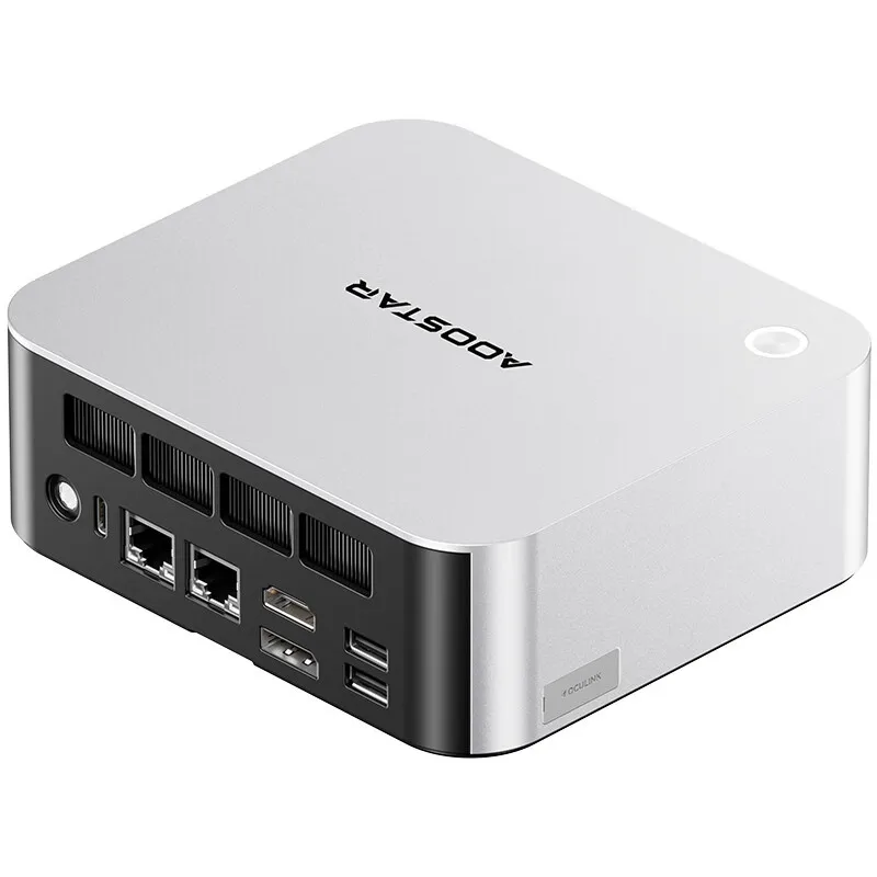 AOOSTAR MACOミニPC AMD Ryzen 7 PRO 6850Hベアボーンシステム 24GB