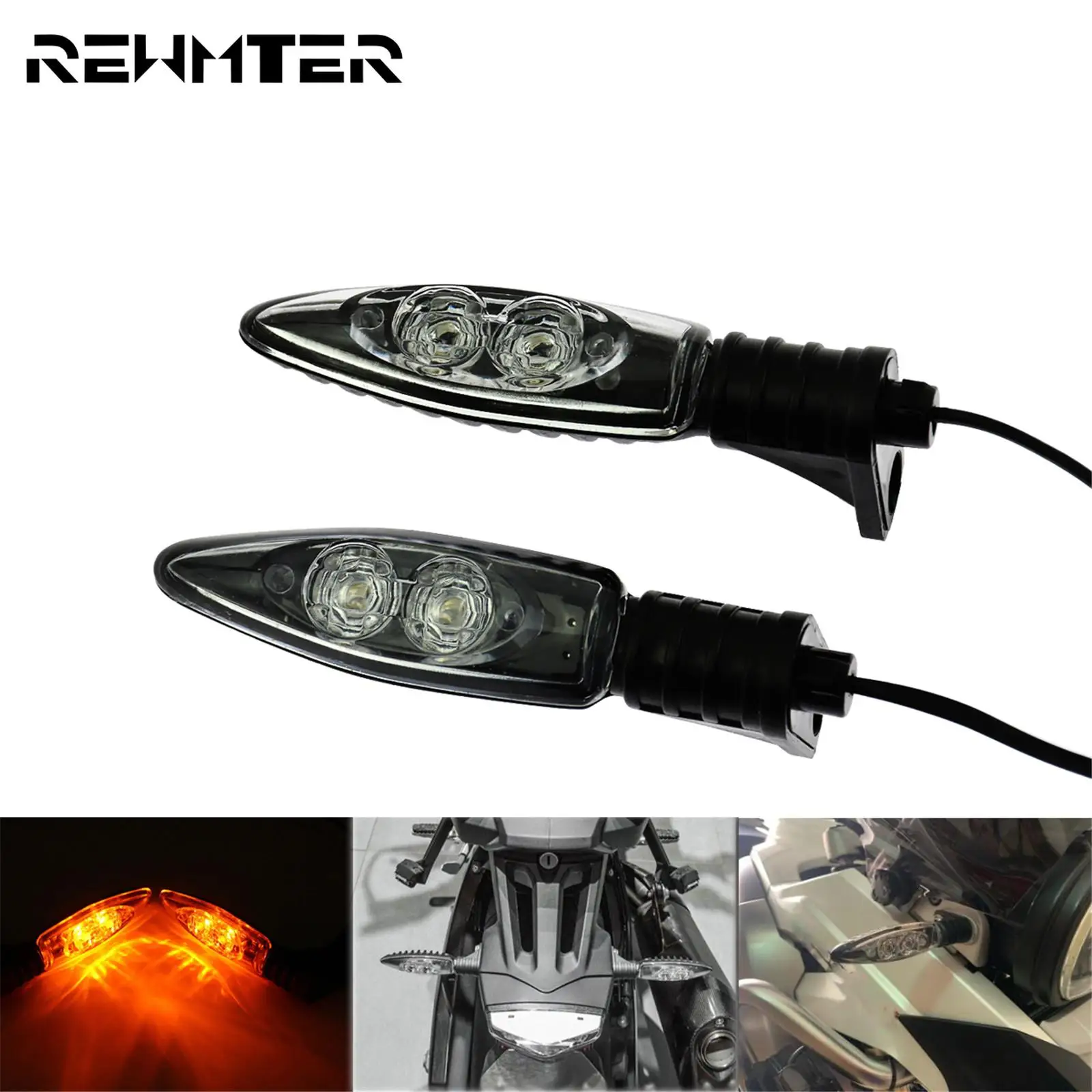 Motorcycle 2PCS Turn Signal LED Indicator Light For BMW S 1000 XR R 1200 GS ADVENTURE F 700 800 GS K 1200 1300 R CLASSIC