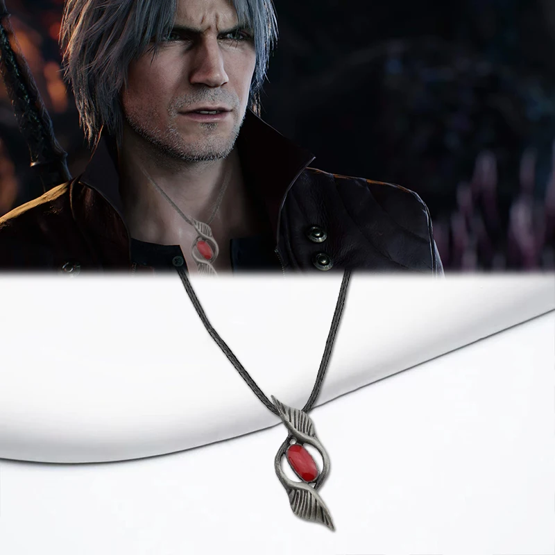 Dante Popular Game Peripheral Accessories Metal Creative Necklace Pendant Men's Personalized Neck Accessories Fashion Jewelry