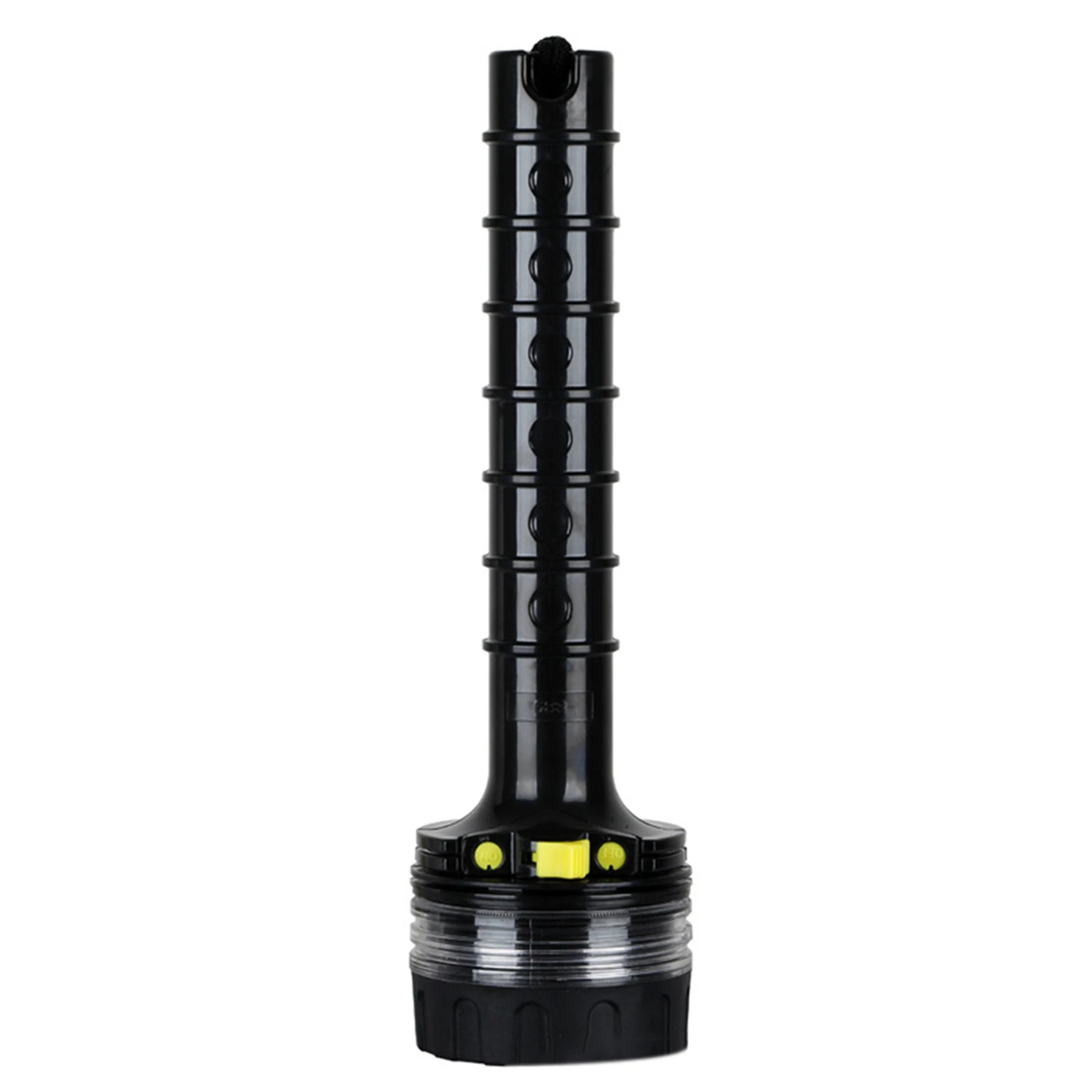 DT19-2X Scuba Deep Diving Light Professional Powerful Flashlight Underwater Waterproof LED Diver Light,Black