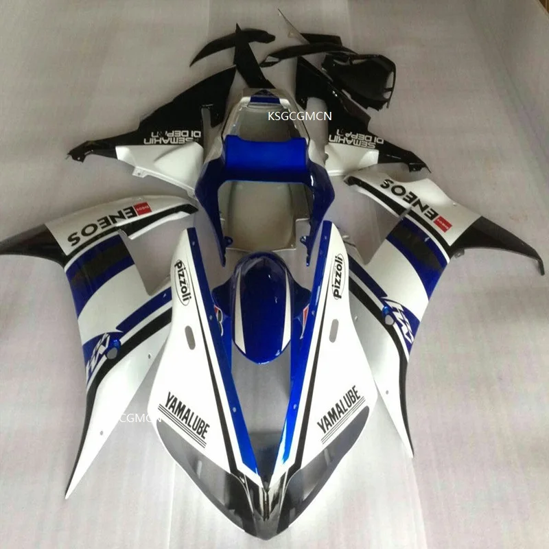 

ABS полные Обтекатели для Yamaha YZF R1 02 03 YZF-R1 2002 2003 пластиковые комплекты обтекателей для мотоциклов белый глянцевый черный