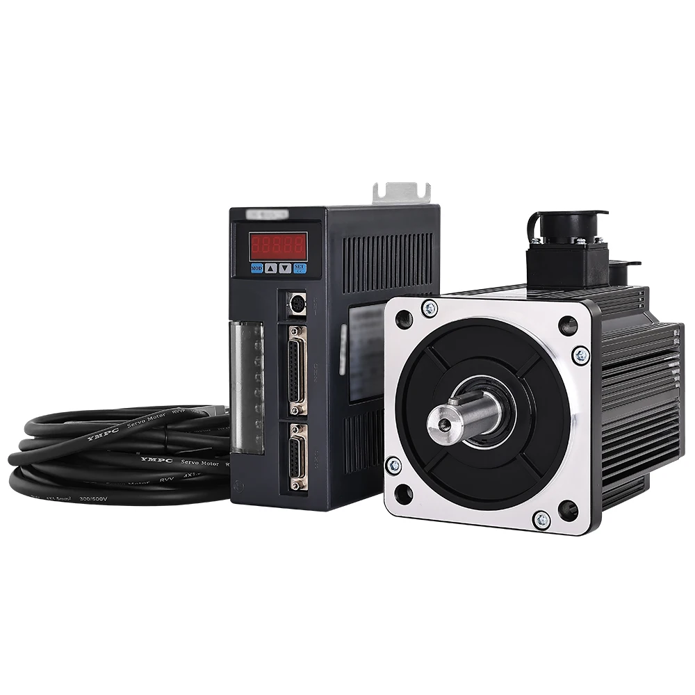 High quality Servo motor set 10N.M 1.5KW 1500RPM 130ST AC Servo Motor 130ST-M10015+ Matched Servo Driver