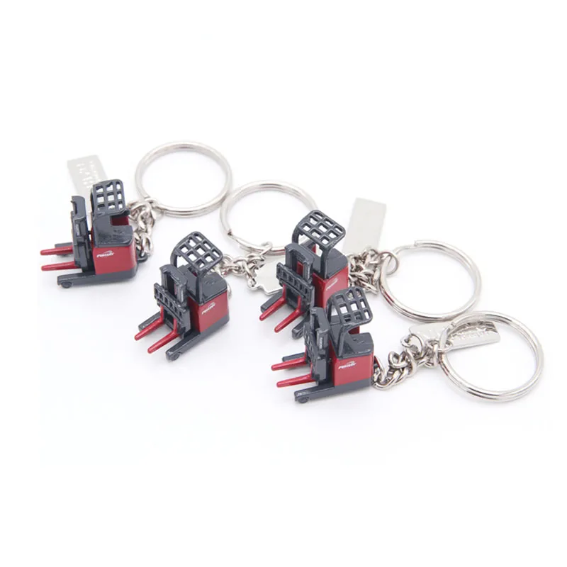 Simulation Mini Forklift Pendant Powerbest Battery Forklift Engineering Model Powerbest Forklift Keychain Alloy Imitation