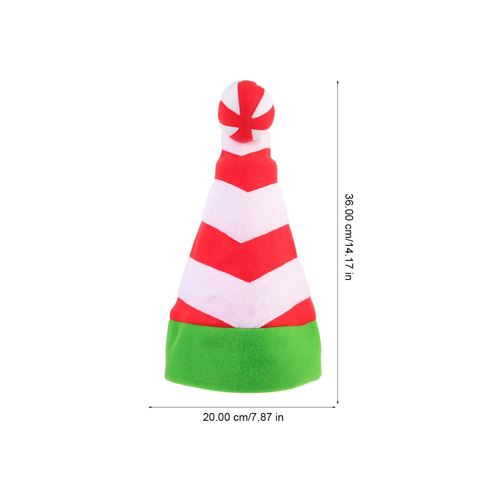 

2pcs Striped Santa Warm Christmas Hats Party Costume Props Festival Decoration Unisex Xmas Hats For Adults Lightweight