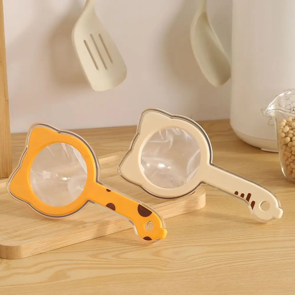 2 in 1 Funnel Filter with Handle Double-layer 120 Mesh Juice Strainer Large-caliber with Hanging Hole Fine Mesh Colander Yogurt