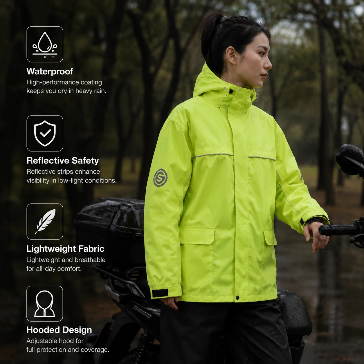ستار نايت - طقم ملابس واقية من - مراجعة Motorcycle Gear Rain وسعره