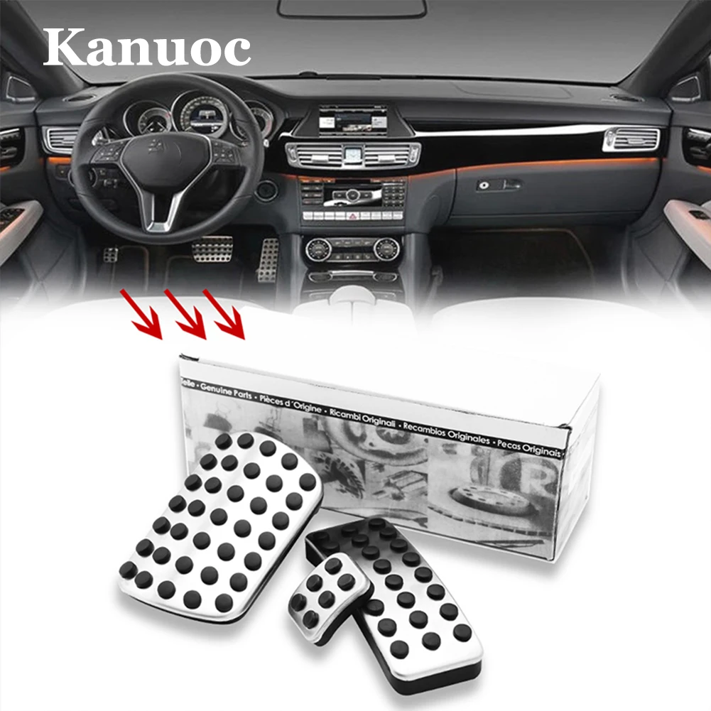 

Car Accessories Foot Pedals Pad Covers For Mercedes Benz Series Automobile Anti-slip Protect Parts Stainless Steel Material