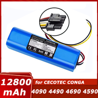 14.8V 5200mAh 100% New CECOTEC CONGA 4090 4490 4690 4590 Mopping Robot Battery Pack Netease Intelligent Manufacturing NIT Model