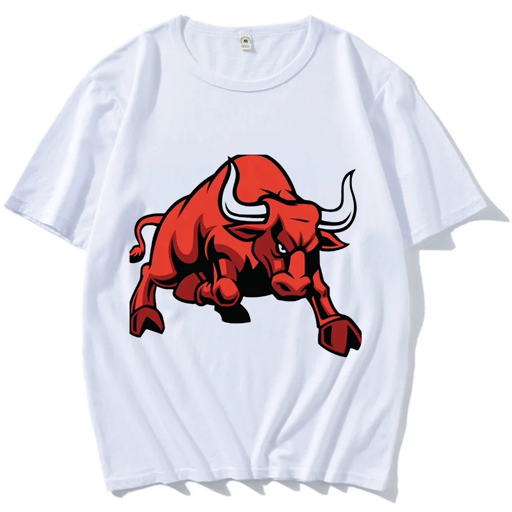 

Crazy Bull y2k t shirt kawaii Original Graphic ropa de mujer men woman clothing Minimalist Male Female Kpop Neutral Casual tops