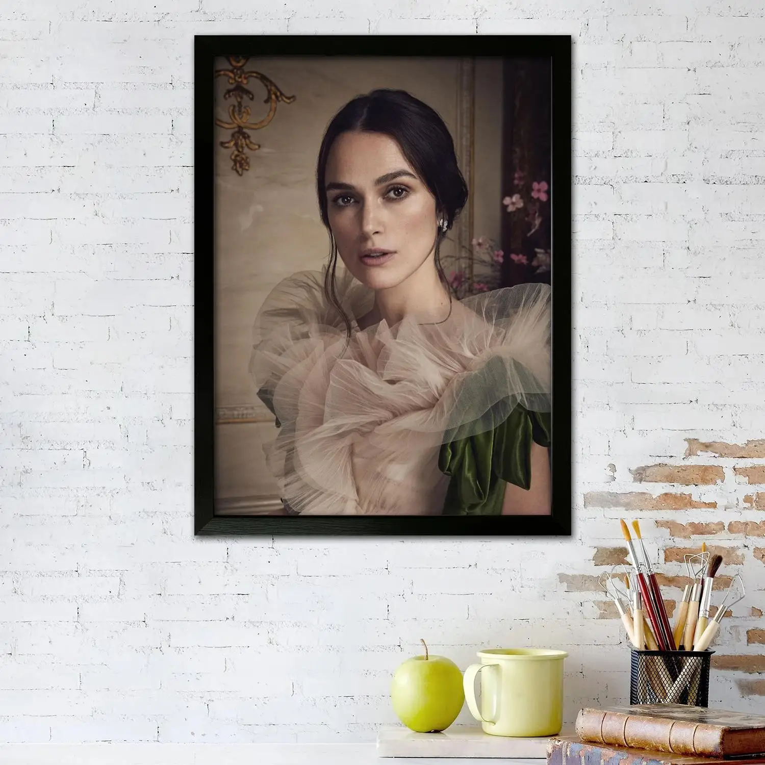 ملصق فني من قماش كيرا نايتلي وفن جداري، طباعة صور، ديكور غرفة نوم عائلية حديثة، ملصقات، لوحة زخرفية