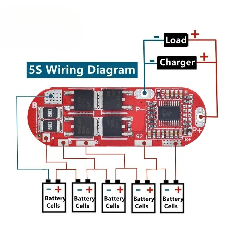 18650 Li-ion Lipo Lithium Battery Protection Circuit Board Module BMS 1S 2S 10A 3S 4S 5S 25A 18650 Lipo Bms Charger