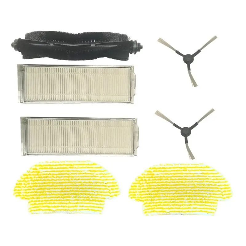 

НОВИНКА A39M: Комплект из 7 сменных деталей для пылесоса Karcher RCV3 – основная роликовая щетка, боковая щетка, фильтр, тряпка для влажной уборки