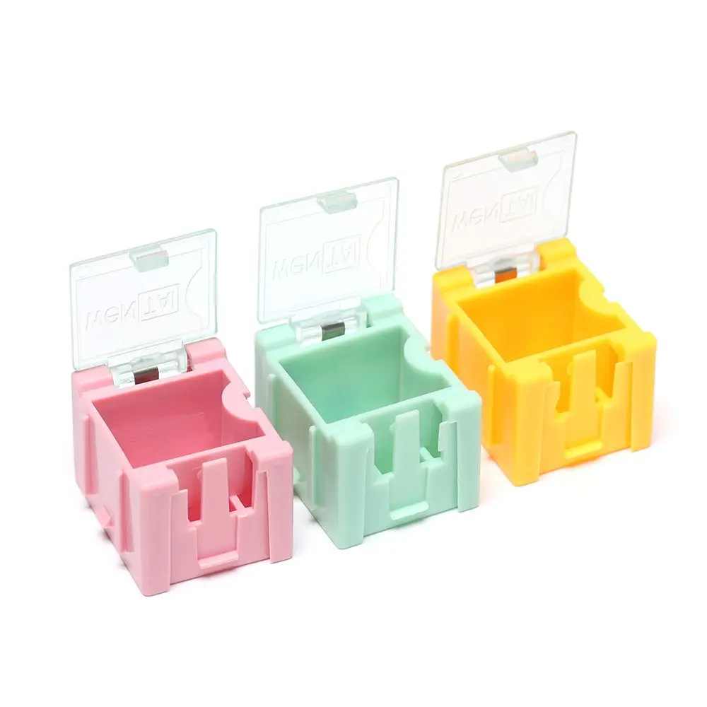 5/10/20pcs 8 colors Small Objects oraganizer patch box SMT Kit Electronic parts case SMT Component container SMD Storage boxes