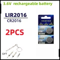 2PCS 3.6V LIR2016