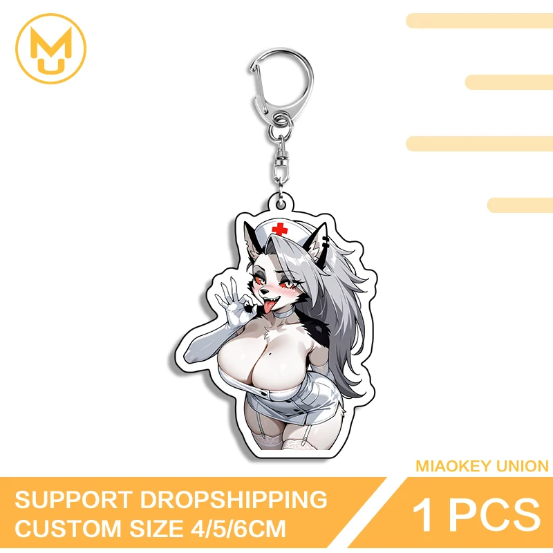 Nurse Loona Anime Figure Enchanting Lively Waterproof Double Sided Acrylic Keyring Adorable Fancy Ingenious Costumes Jewelry
