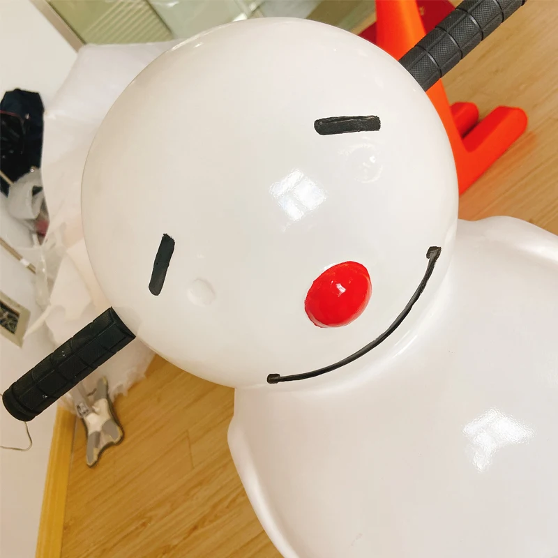 Interesting White Snowman Skating Aid Trainer Walker Equipment For Winter Sports Training On Ice Rink