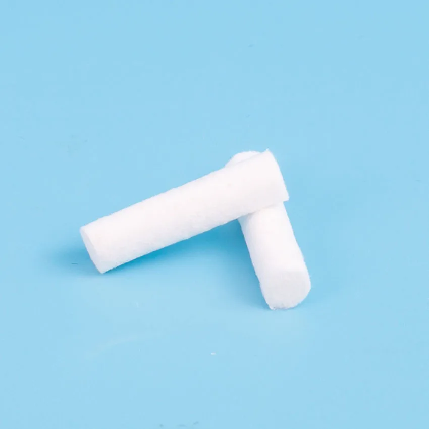 

20 Rolls of Dental Care Cotton Rolls Dental Consumables Degreasing Cotton Rolls Hemostatic Cotton Strips Oral Moisture Barrier