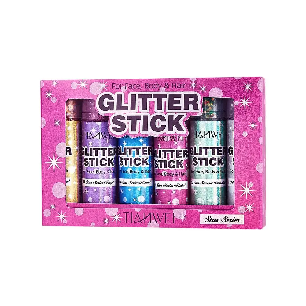Glitzer-Pailletten-Stick Funkelndes Gel Schimmerndes Langanhaltendes Gesichts-, Lippen-, Haar-, Körper-Make-up für Party, Festival, Bühne, Kosmetik-Creme-Gel Neu – Detail 1