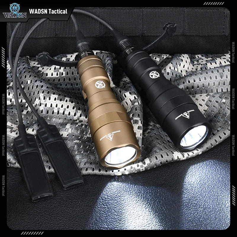 Wadsn Lanterna + Base Set 510 Lumens M300C Tático Caça Scout Lâmpada Surfire M300c Montagem Ajuste Mlok Keymod Metal Montagem