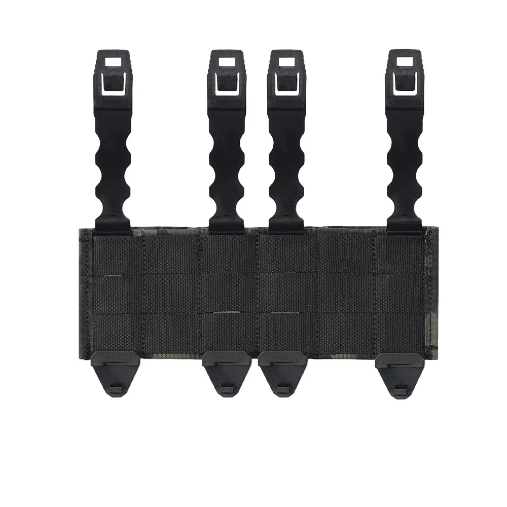 5.56 Triple Magazine Pocket with Molle System Strips for Quick Insertion and Removal of Outdoor Magazine Pouch