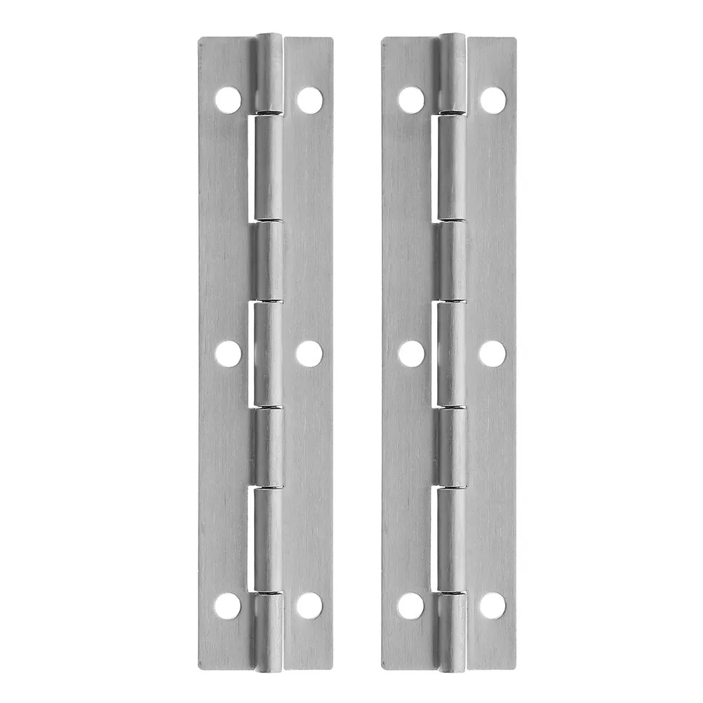 6pcs-stainless-steel-piano-hinges-heavy-duty-continuous-cabinet-hinges-for-doors-wooden-boxes-smooth-pivot-metal-hardware