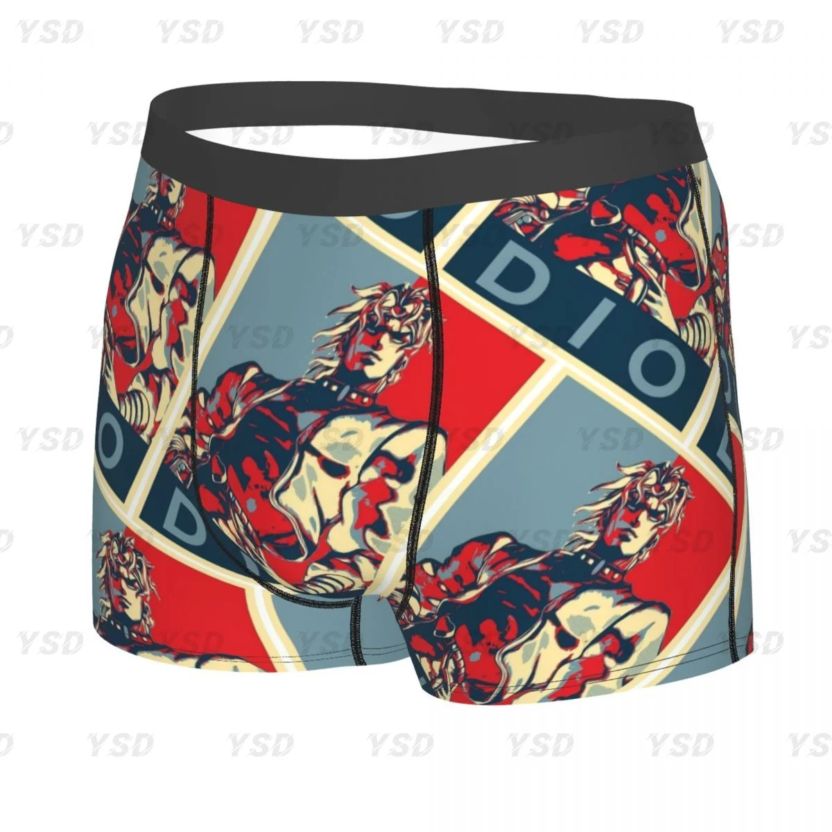 Jojo Bizarre Adventure Men's Boxer Briefs, Highly Breathable Underpants,High Quality 3D Print Shorts Birthday Gifts