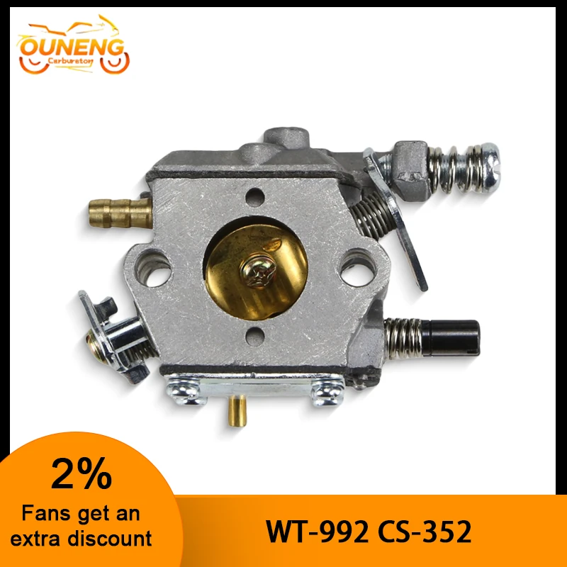 

WT-992 For Echo CS-352 CS352 Walbro WT-992 Clone A021003330 Chainsaw Mowers Lawn Mower Carburetor